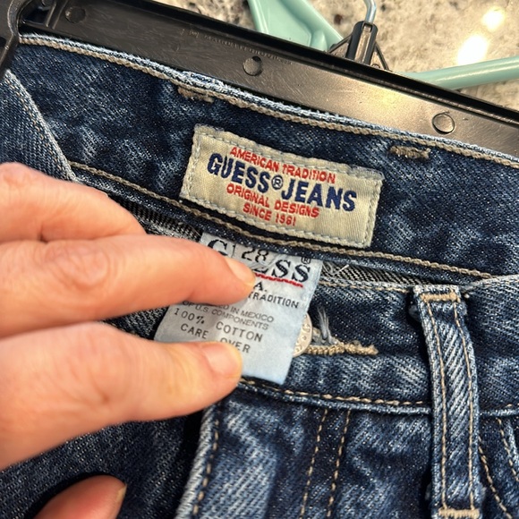 Guess VINTAGE Straight Leg Jeans women’s size 28 - Picture 8 of 8